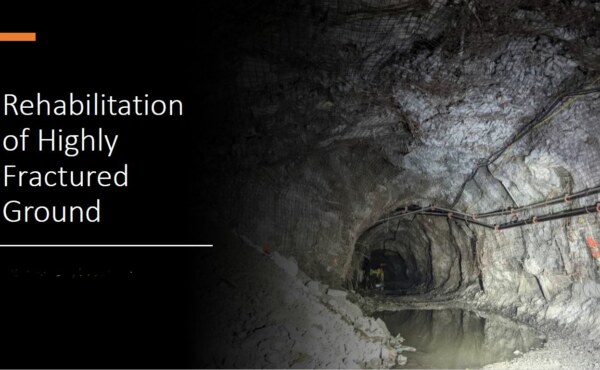 What factors do you consider for rehabilitating highly fractured ground in an Underground Mine?