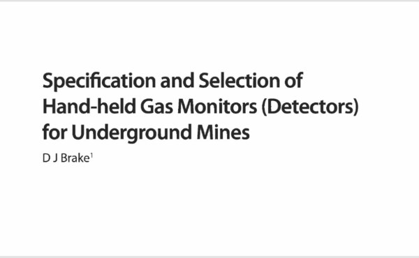 What are the specifications to consider when selecting gas monitors for an Underground mine?