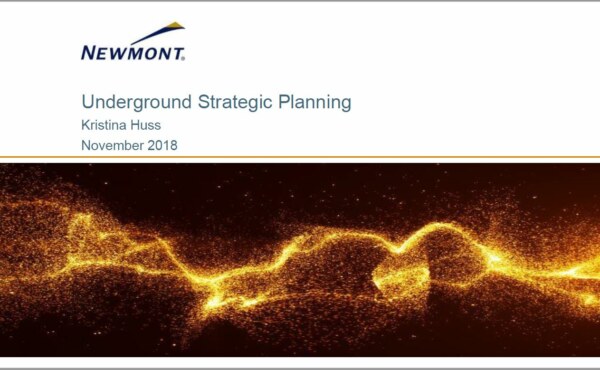 How strategic mine planning was applied at Newmont Mine?