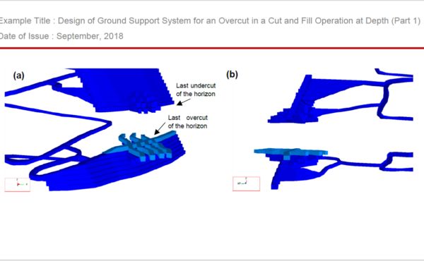 How to design of Ground Support System for an Overcut in a Cut and Fill Operation at Depth?