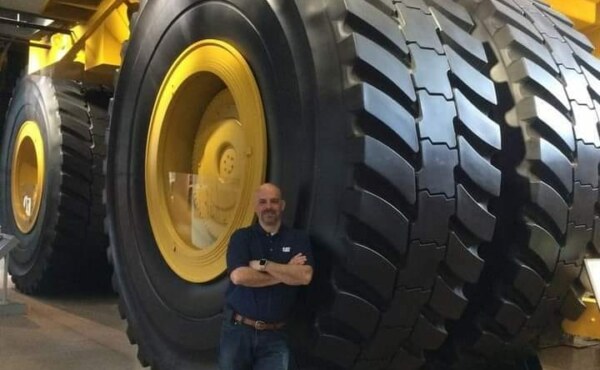 What are dumper truck tyres made of?