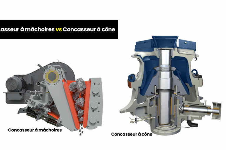 Les différences entre les broyeurs à mâchoires et les broyeurs à cône