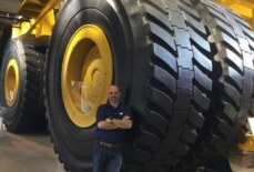 What are dumper truck tyres made of?