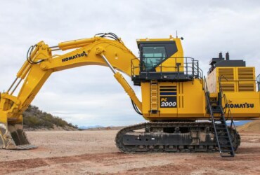 Mining excavators: the KOMATSU PC 2000-11