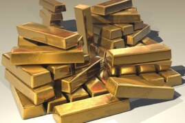 Trump policy uncertainty lifts gold; US inflation data in focus